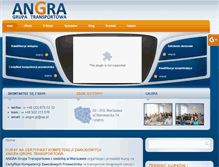 Tablet Screenshot of angra-kursy.pl